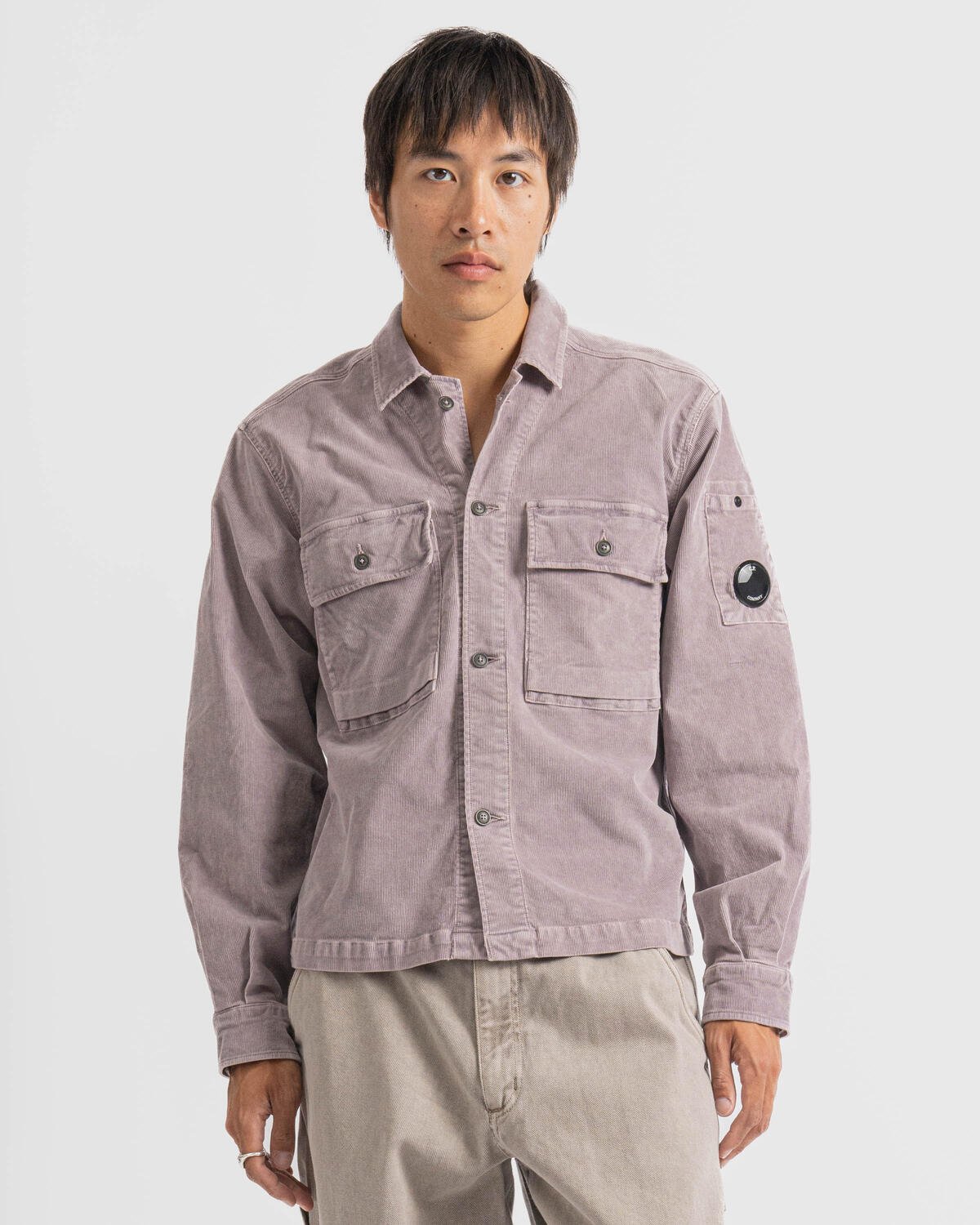 C.P. Company CORDUROY BUTTONED UTILITY OVERSHIRT